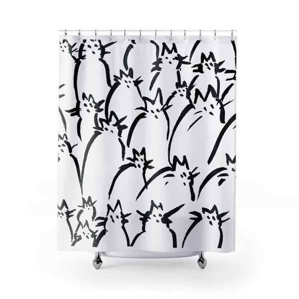 Cats Everywhere Shower Curtain