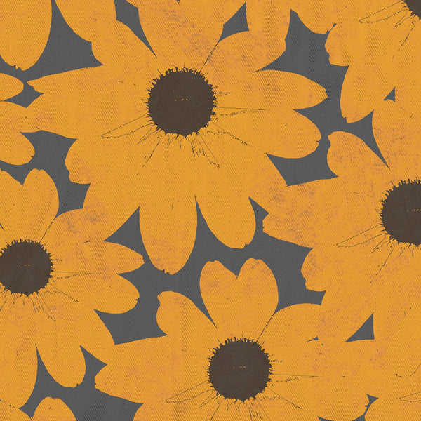 Yellow Flower / Black Eyed Susan Print Shower Curtain
