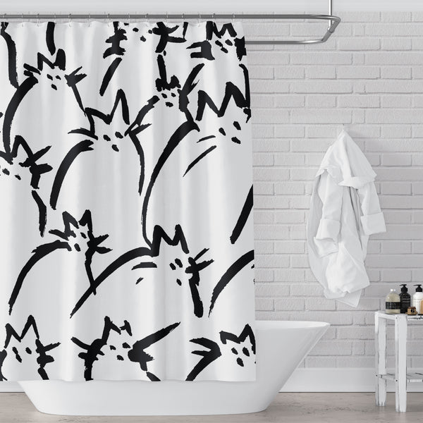 Cats Everywhere Shower Curtain