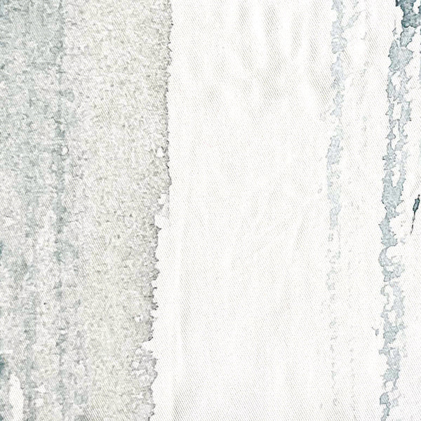 Slate Gray Blue on White Watercolor Giant Drip Art Shower Curtain