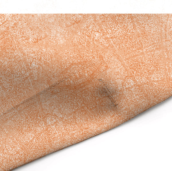 Earthy Orange Mandala Pattern Shower Curtain