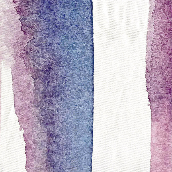 Magenta Pink and Cobalt Blue Watercolor Streaks Shower Curtain