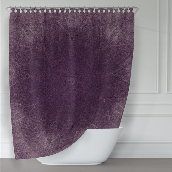 Purple Mandala Shower Curtain