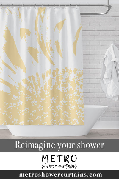 Golden Sunflower Shower Curtain