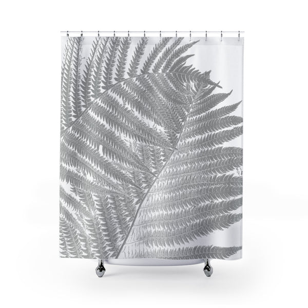 Two Gray Ferns Shower Curtain - Metro Shower Curtains