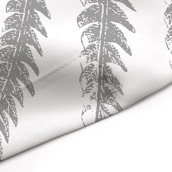 Two Gray Ferns Shower Curtain - Metro Shower Curtains