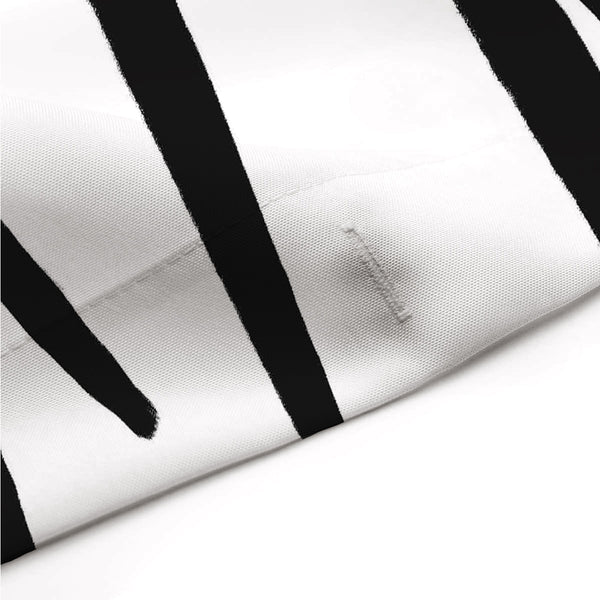 Black and White Bamboo Forest Shower Curtain