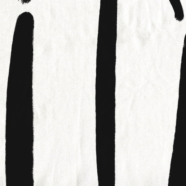 Black and White Bamboo Forest Shower Curtain