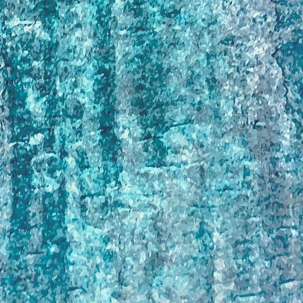 Aqua Blue Watercolor Stripes Shower Curtain - Metro Shower Curtains