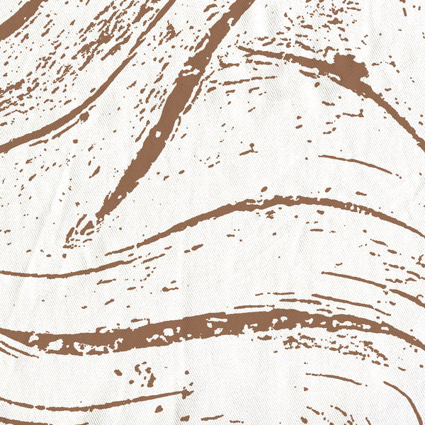 Burly Sienna Brown on White Driftwood Art Print Shower Curtain - Metro Shower Curtains