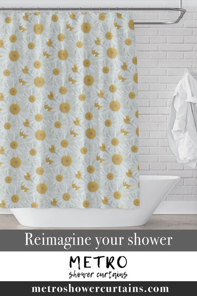 Spring Daisy Fields Shower Curtain