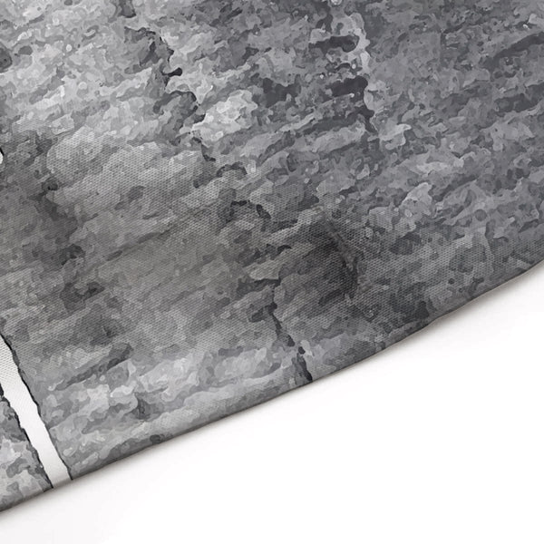Shades of Gray Watercolor Rain Contemporary Design Shower Curtain - Metro Shower Curtains