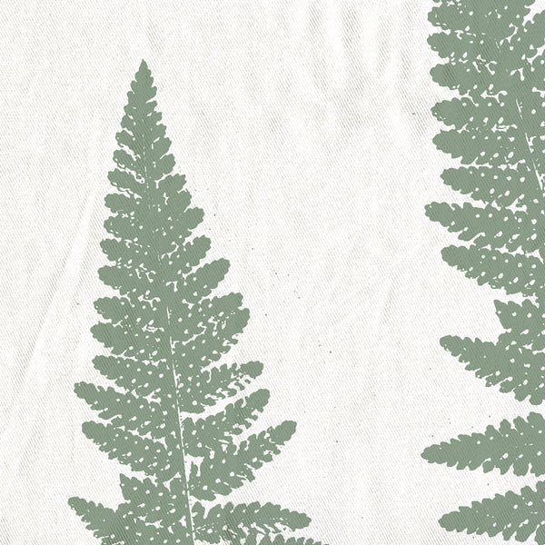 Green Woodland Ferns Spa Shower Curtain - Metro Shower Curtains