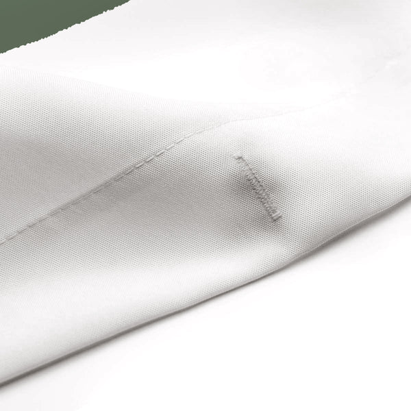Green and White Bamboo Shower Curtain for Zen Bathroom - Metro Shower Curtains