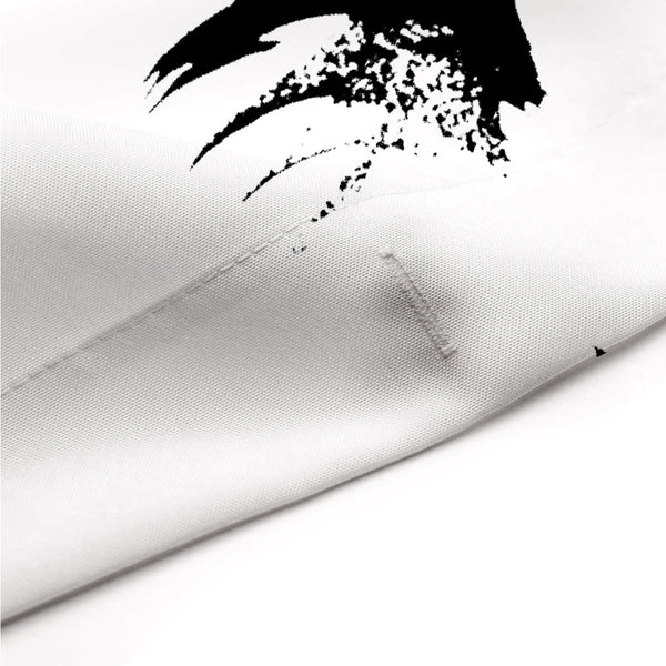 Winking Eyelash Brush Design Contemporary Art Bathroom Shower Curtain