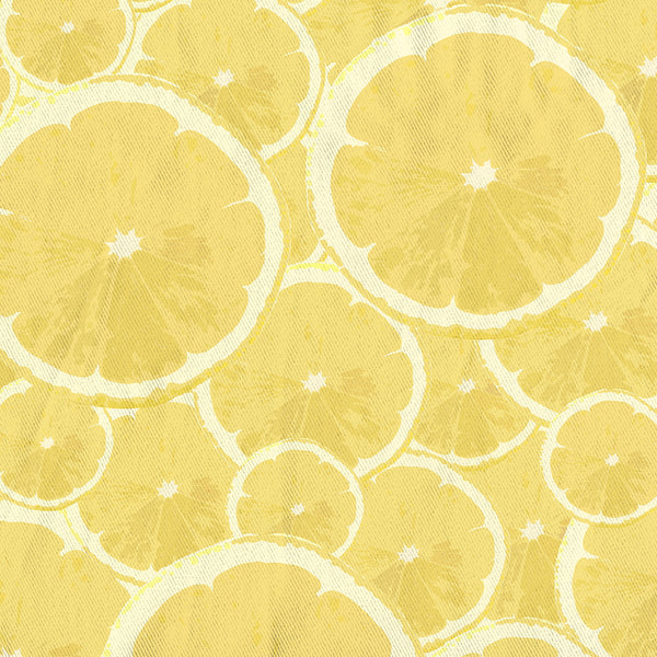 Lemons Forever Printed Yellow Fabric Shower Curtain - Metro Shower Curtains
