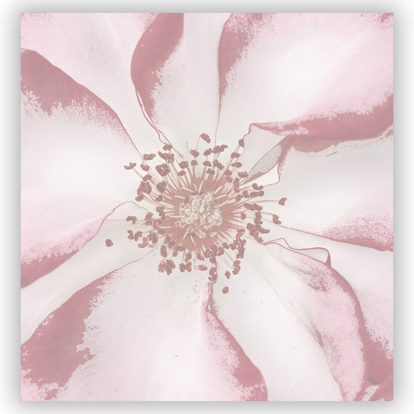 Giant Pink Antique Rose Art Print Shower Curtain - Metro Shower Curtains