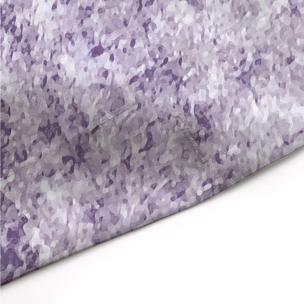 Lavender Purple Watercolor Stripes Shower Curtain