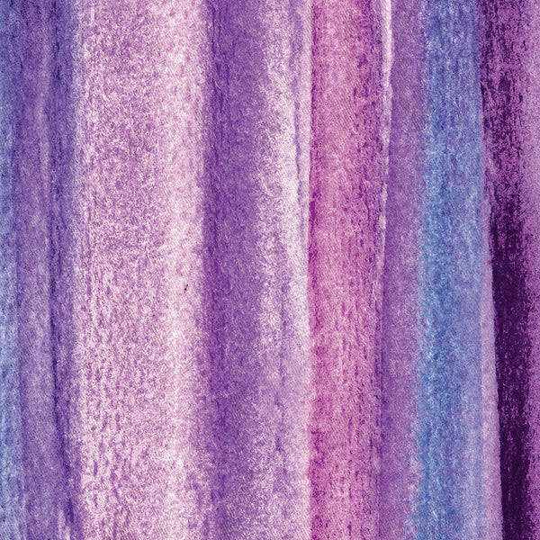Purple Watercolor Stripes Abstract Art Print Shower Curtain - Metro Shower Curtains