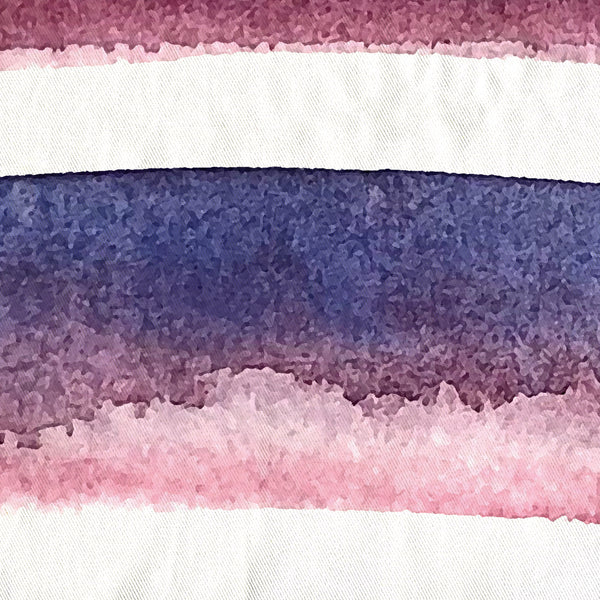 Maroon and Blue Minimalist Brush Stroke Shower Curtain - Metro Shower Curtains