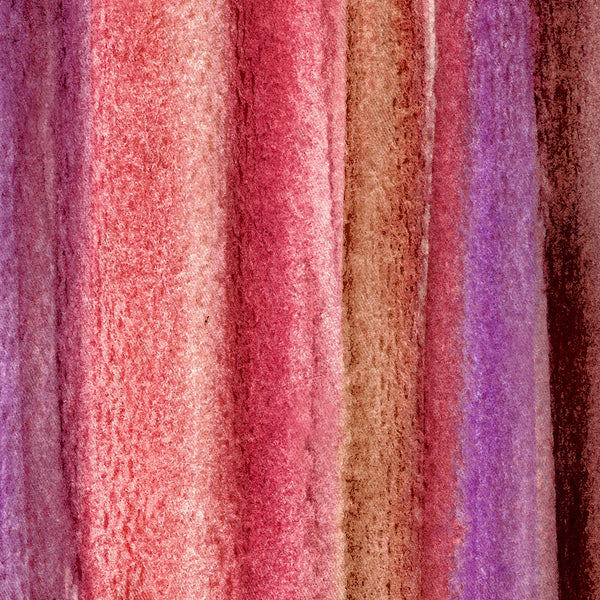 Burgundy Watercolor Stripes Abstract Art Shower Curtain - Metro Shower Curtains