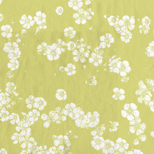 Retro Spring Green Wildflower Meadow Shower Curtain - Metro Shower Curtains