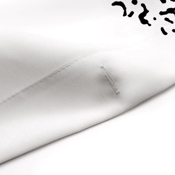 Black and White Art Print Starfish Shower Curtain - Metro Shower Curtains