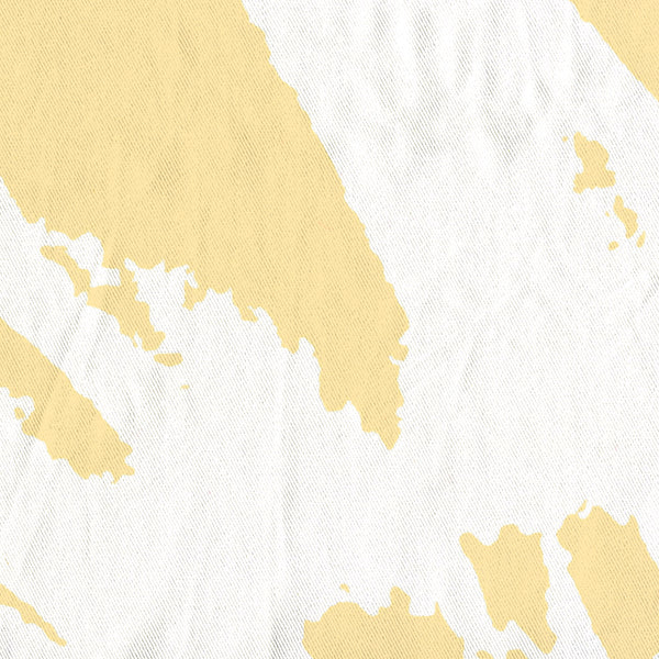 Sunflower Shower Curtain - Pale Yellow & White / Monochrome Large Scale Abstract Bathroom Art Print - Metro Shower Curtains