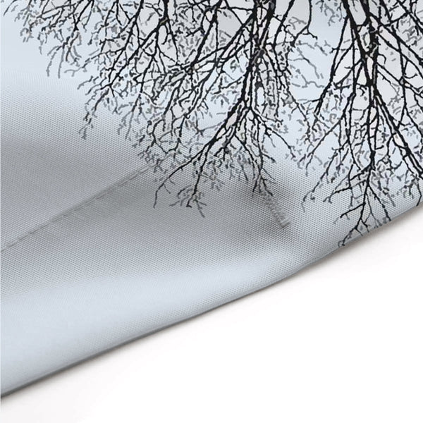 Snowy Vermont Farm & Forest Shower Curtain