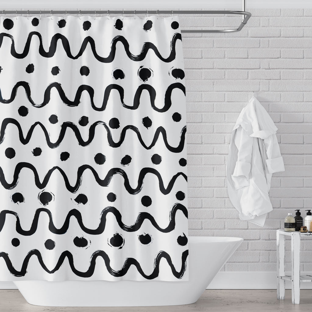 Designing a Bathroom with Black and White