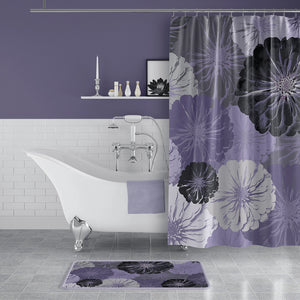 Designing a Purple Bathroom - with Free Printable Iris & Butterfly Wall Art
