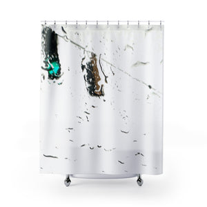 Green Traffic Light Shower Curtain