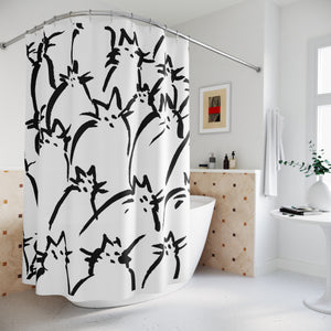 Cats Everywhere Shower Curtain