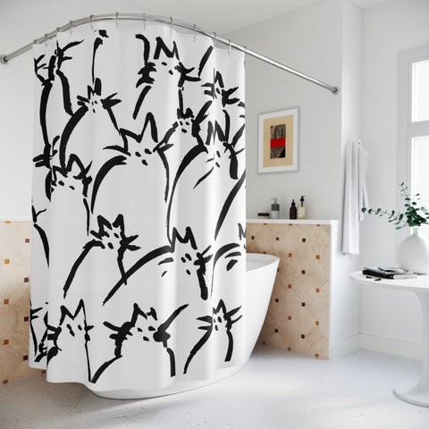 Cats Everywhere Shower Curtain