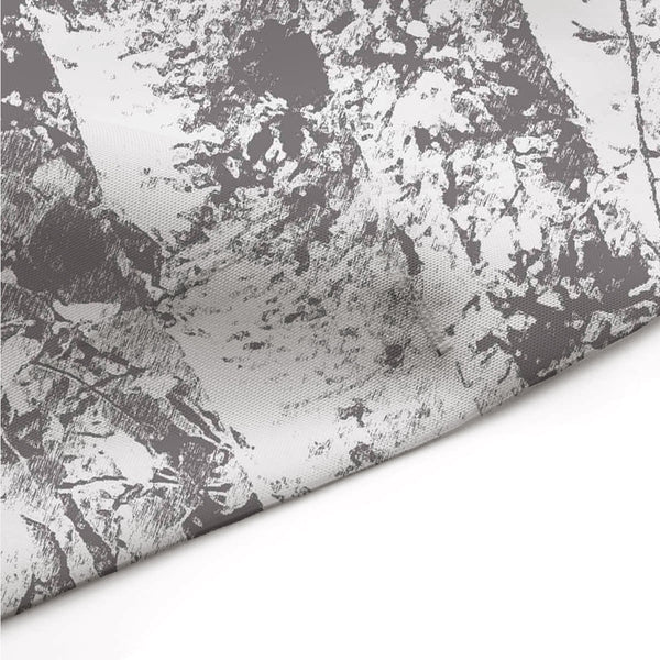 Birch Forest Warm Gray & White Shower Curtain