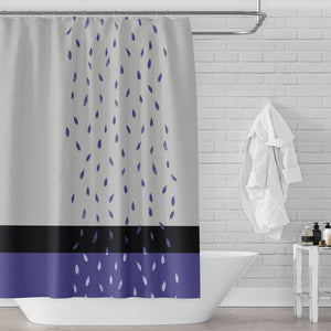 Raindrop Cascade Shower Curtain