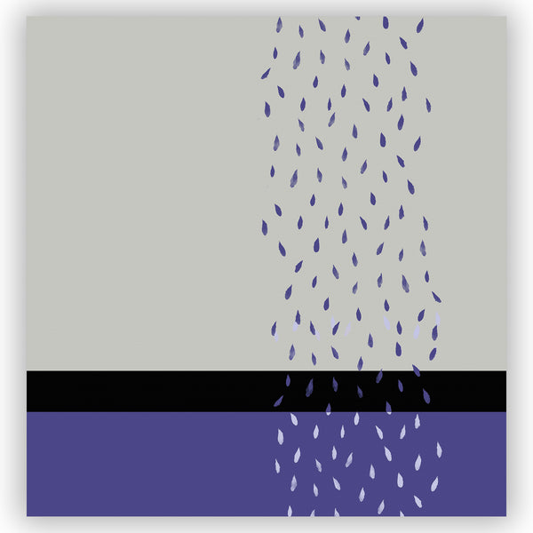 Raindrop Cascade Shower Curtain