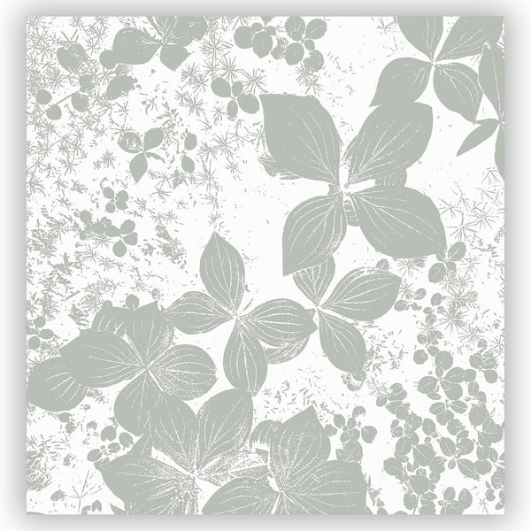 Sage Green Botanical Elegance Shower Curtain