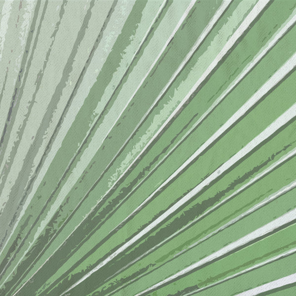 Light Green Palmetto / Tropical Palm Leaf Shower Curtain