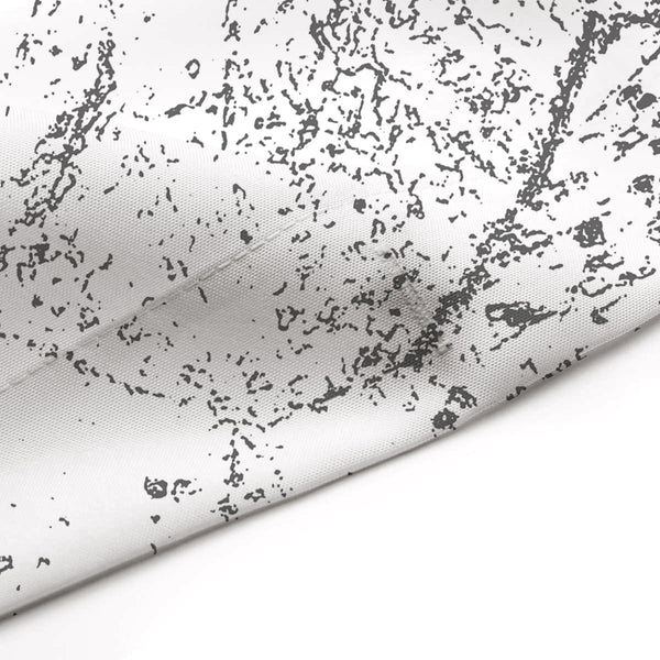 Apple Blossom Shower Curtain, Large-Scale, Gray Sketch Style - Metro Shower Curtains